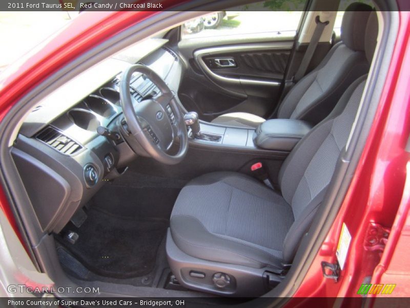 Red Candy / Charcoal Black 2011 Ford Taurus SEL