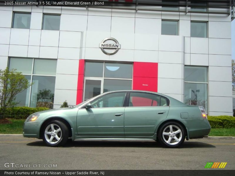 Mystic Emerald Green / Blond 2005 Nissan Altima 3.5 SE