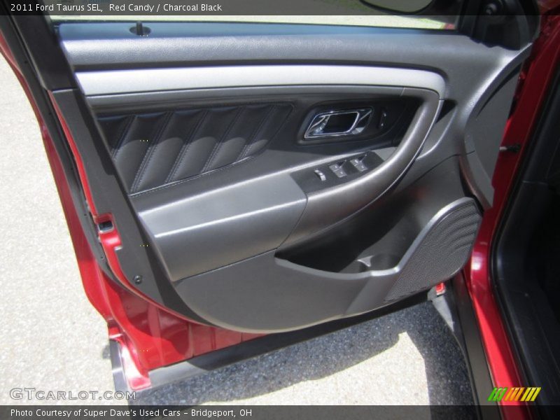 Red Candy / Charcoal Black 2011 Ford Taurus SEL