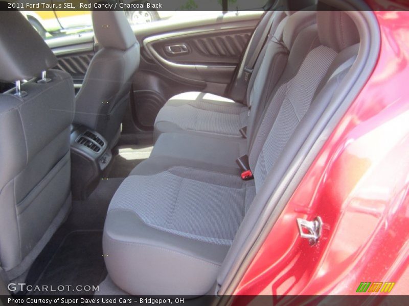 Red Candy / Charcoal Black 2011 Ford Taurus SEL