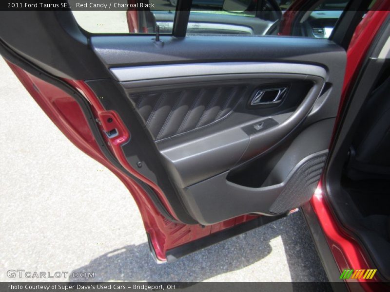 Red Candy / Charcoal Black 2011 Ford Taurus SEL