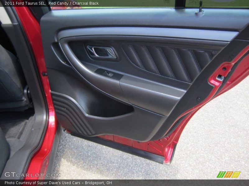 Red Candy / Charcoal Black 2011 Ford Taurus SEL