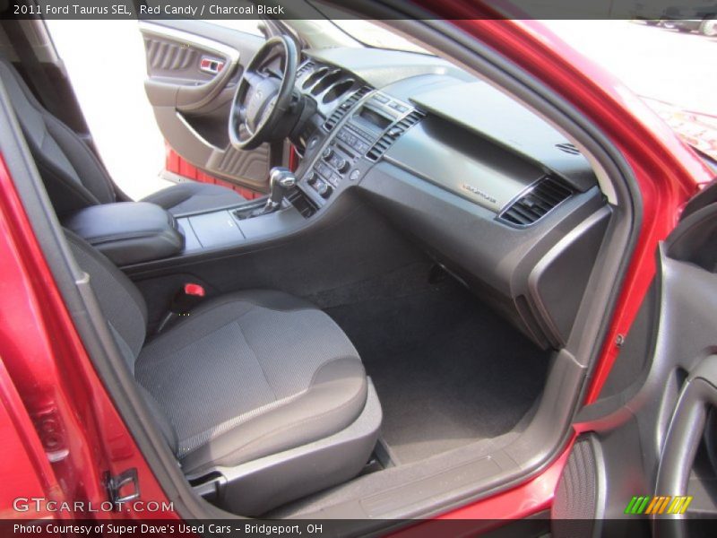 Red Candy / Charcoal Black 2011 Ford Taurus SEL