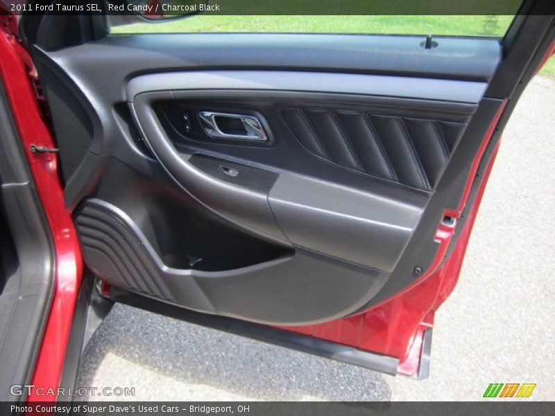 Red Candy / Charcoal Black 2011 Ford Taurus SEL