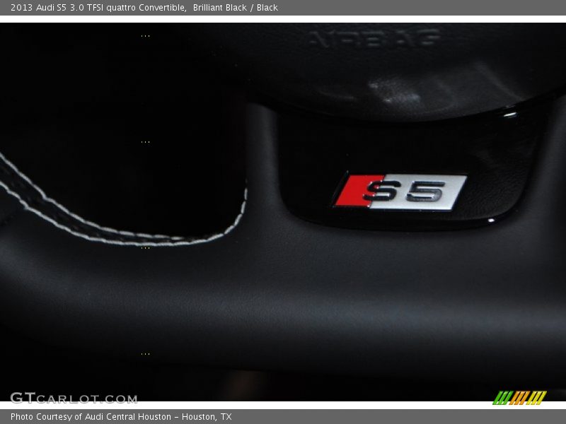 Brilliant Black / Black 2013 Audi S5 3.0 TFSI quattro Convertible