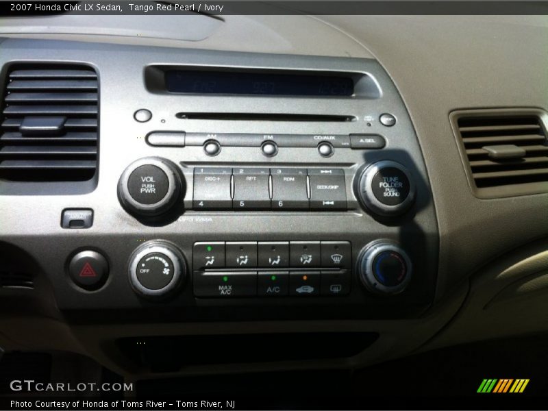 Tango Red Pearl / Ivory 2007 Honda Civic LX Sedan