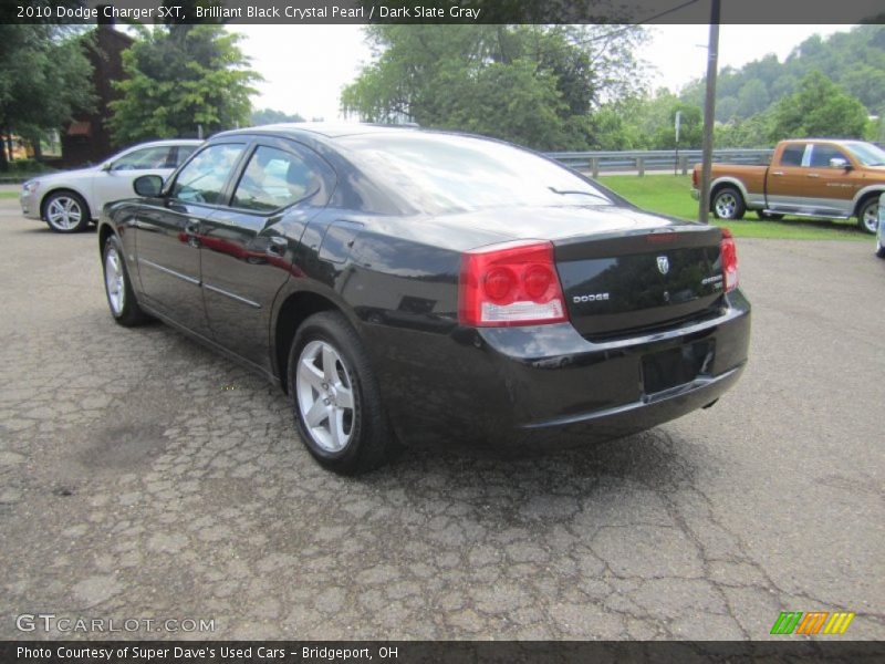 Brilliant Black Crystal Pearl / Dark Slate Gray 2010 Dodge Charger SXT