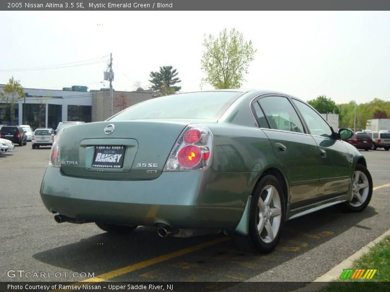 Mystic Emerald Green / Blond 2005 Nissan Altima 3.5 SE