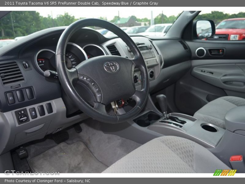 Speedway Blue / Graphite Gray 2011 Toyota Tacoma V6 SR5 PreRunner Double Cab