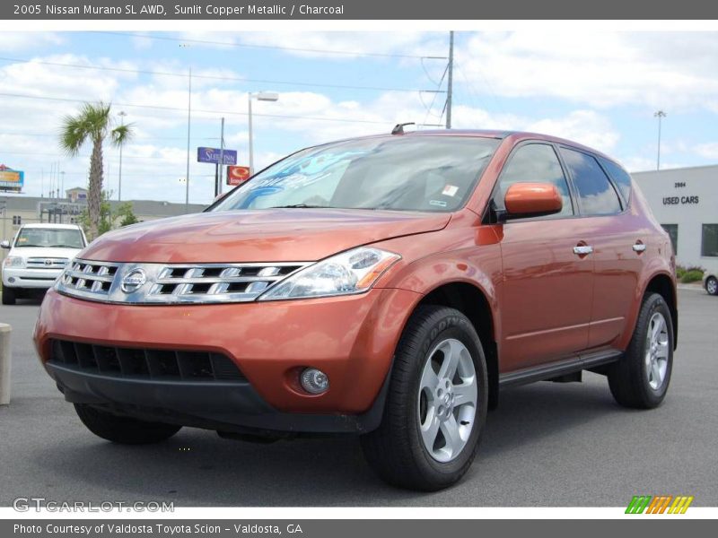 Sunlit Copper Metallic / Charcoal 2005 Nissan Murano SL AWD