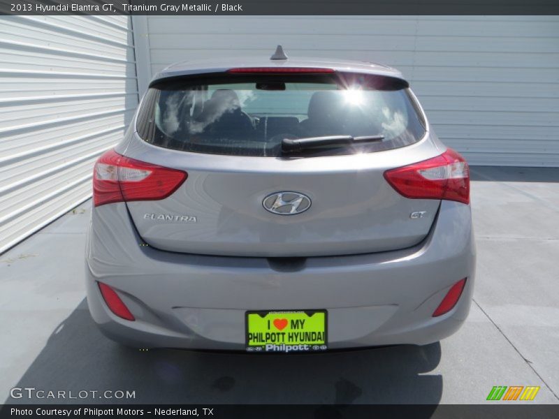 Titanium Gray Metallic / Black 2013 Hyundai Elantra GT