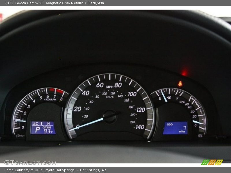 Magnetic Gray Metallic / Black/Ash 2013 Toyota Camry SE