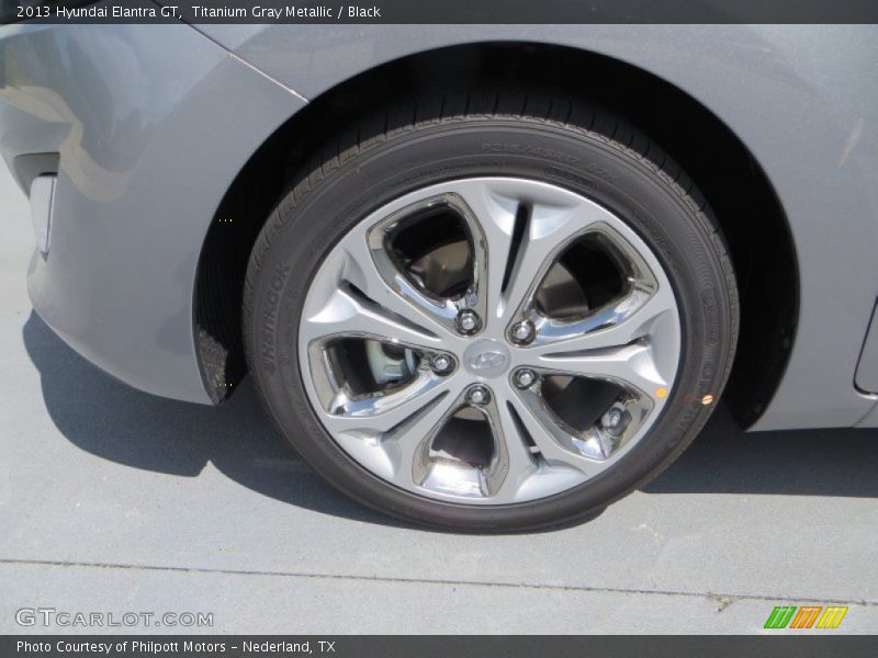 Titanium Gray Metallic / Black 2013 Hyundai Elantra GT
