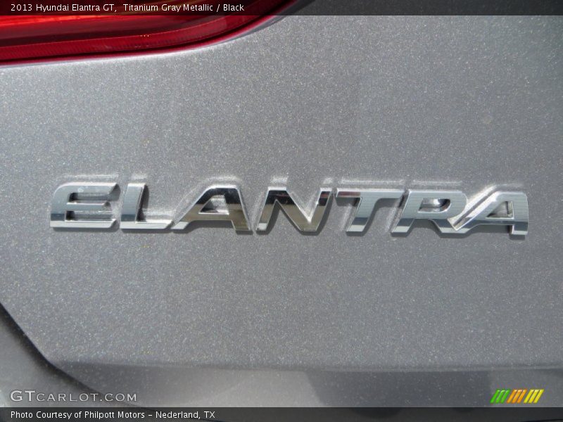 Titanium Gray Metallic / Black 2013 Hyundai Elantra GT