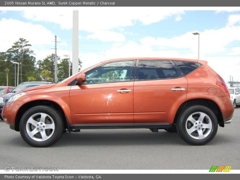 Sunlit Copper Metallic / Charcoal 2005 Nissan Murano SL AWD