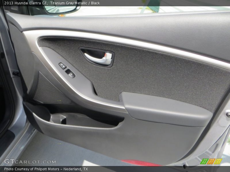 Titanium Gray Metallic / Black 2013 Hyundai Elantra GT