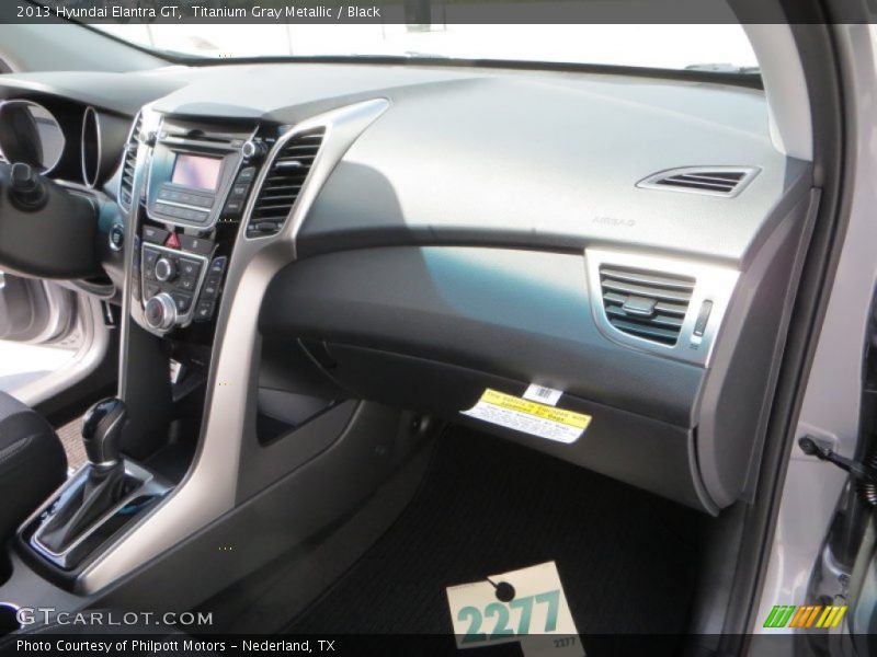 Titanium Gray Metallic / Black 2013 Hyundai Elantra GT