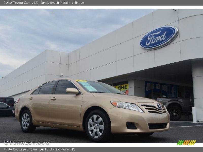 Sandy Beach Metallic / Bisque 2010 Toyota Camry LE