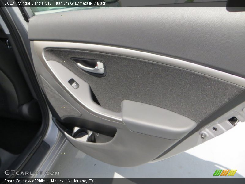 Titanium Gray Metallic / Black 2013 Hyundai Elantra GT