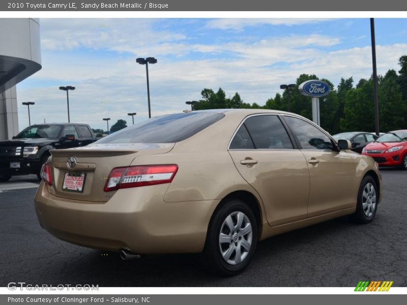 Sandy Beach Metallic / Bisque 2010 Toyota Camry LE