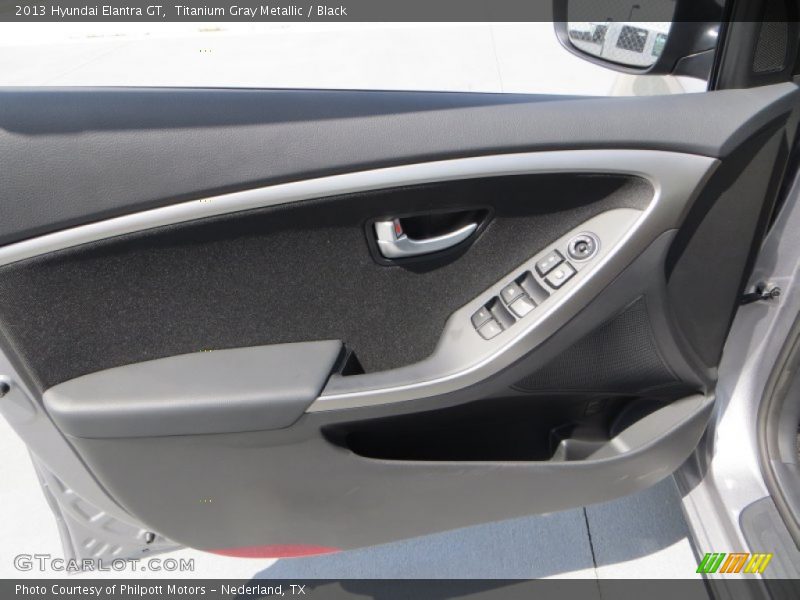 Titanium Gray Metallic / Black 2013 Hyundai Elantra GT