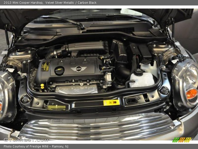 Velvet Silver Metallic / Carbon Black 2013 Mini Cooper Hardtop