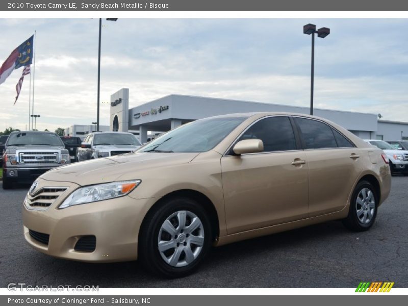 Sandy Beach Metallic / Bisque 2010 Toyota Camry LE