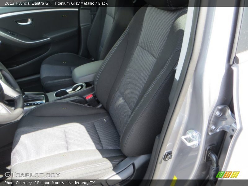 Titanium Gray Metallic / Black 2013 Hyundai Elantra GT