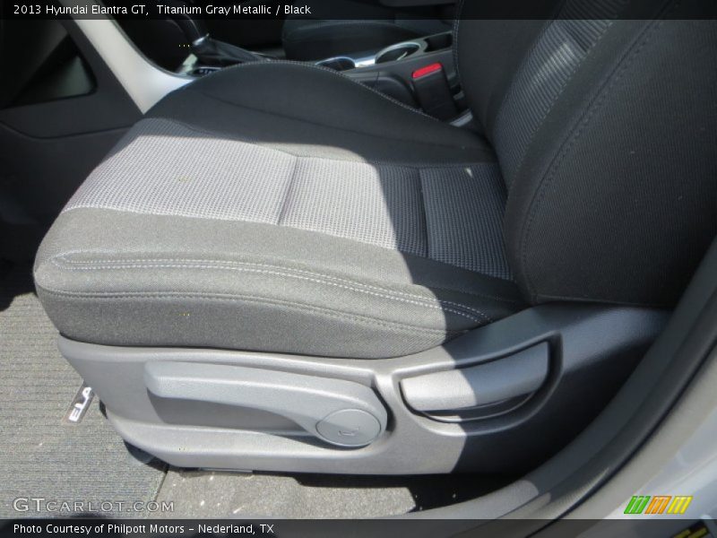 Titanium Gray Metallic / Black 2013 Hyundai Elantra GT