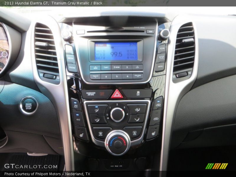 Titanium Gray Metallic / Black 2013 Hyundai Elantra GT
