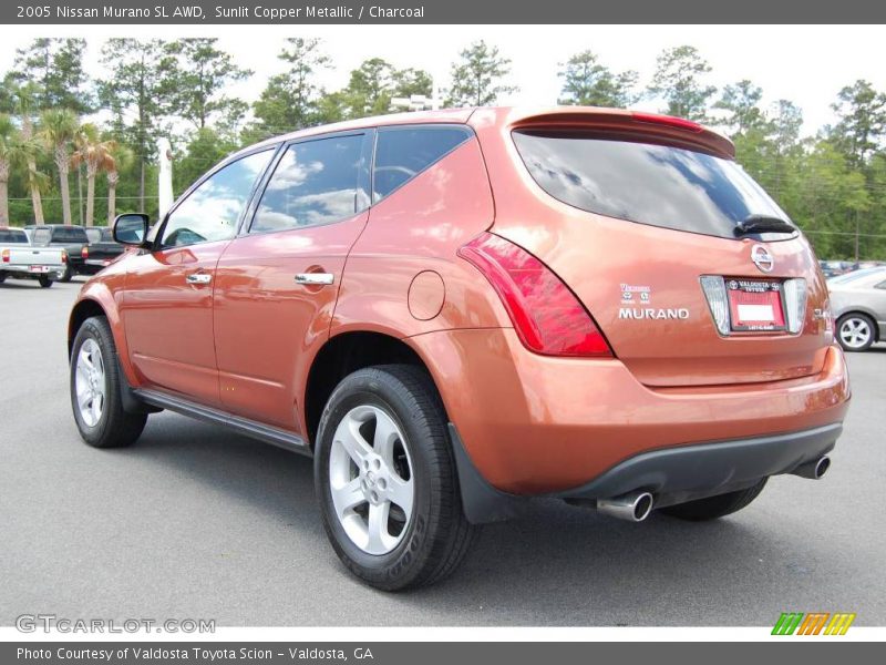 Sunlit Copper Metallic / Charcoal 2005 Nissan Murano SL AWD