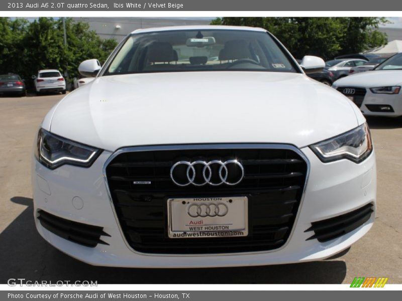 Ibis White / Velvet Beige 2013 Audi A6 2.0T quattro Sedan