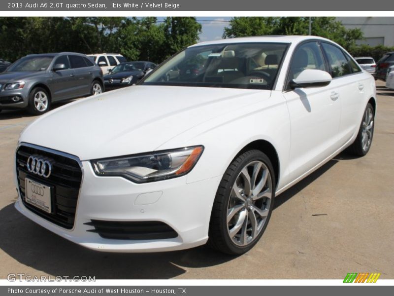 Ibis White / Velvet Beige 2013 Audi A6 2.0T quattro Sedan