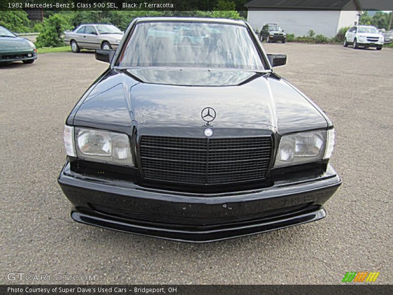 Black / Terracotta 1982 Mercedes-Benz S Class 500 SEL