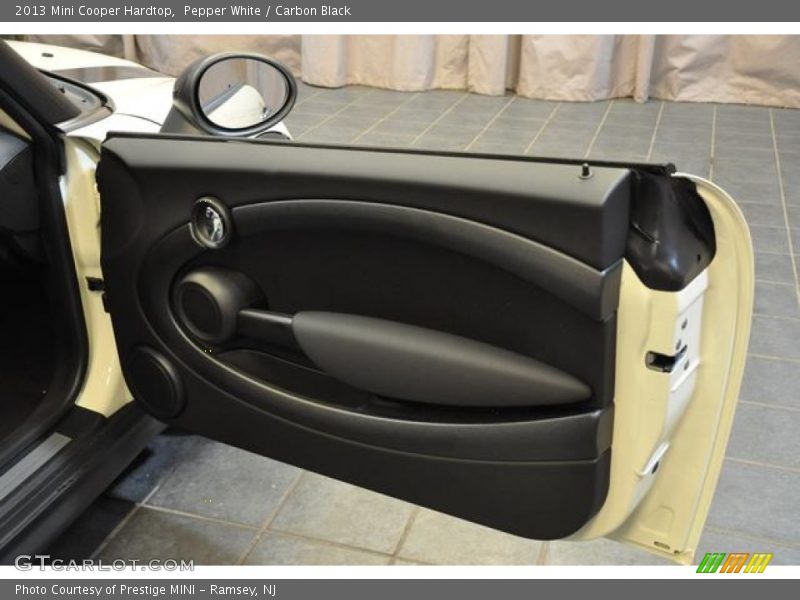 Pepper White / Carbon Black 2013 Mini Cooper Hardtop
