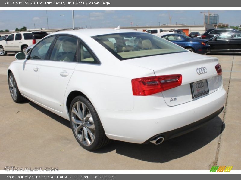 Ibis White / Velvet Beige 2013 Audi A6 2.0T quattro Sedan