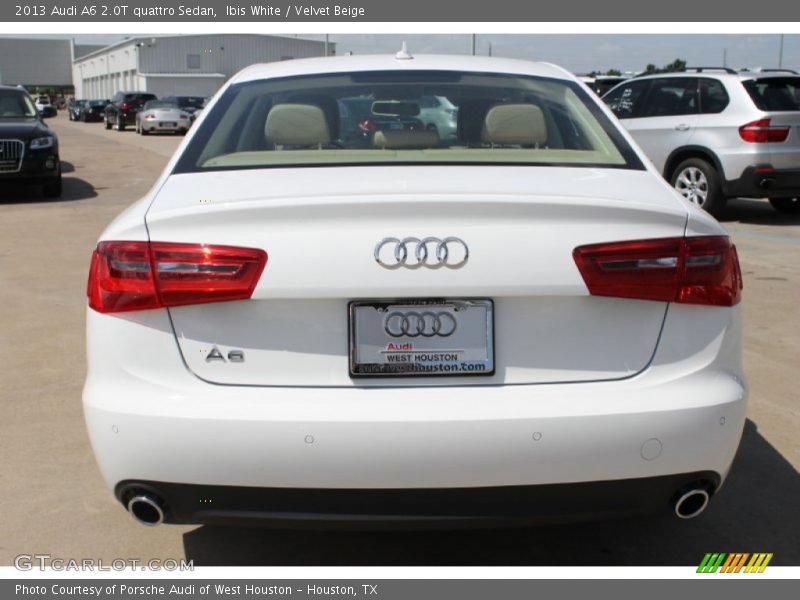 Ibis White / Velvet Beige 2013 Audi A6 2.0T quattro Sedan