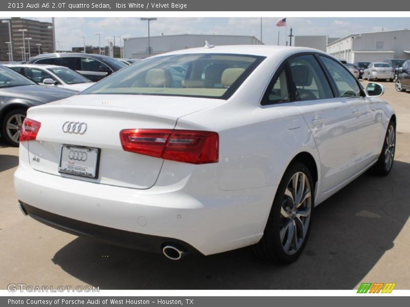Ibis White / Velvet Beige 2013 Audi A6 2.0T quattro Sedan