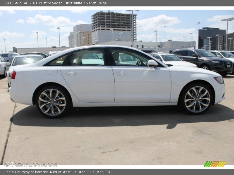 Ibis White / Velvet Beige 2013 Audi A6 2.0T quattro Sedan