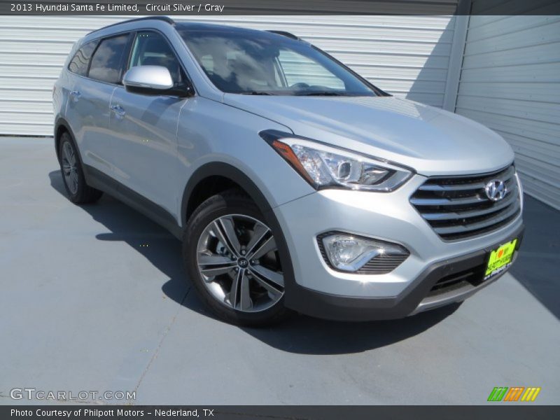 Circuit Silver / Gray 2013 Hyundai Santa Fe Limited