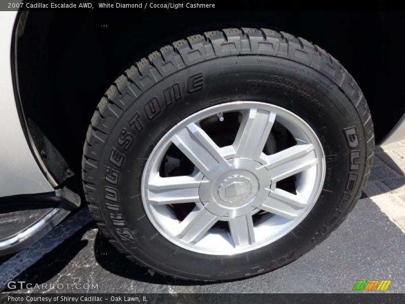 White Diamond / Cocoa/Light Cashmere 2007 Cadillac Escalade AWD