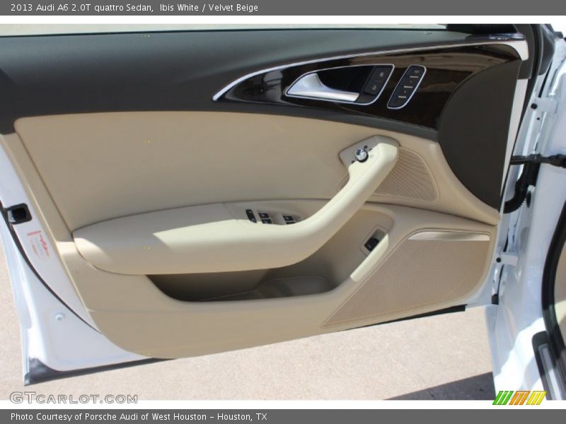 Ibis White / Velvet Beige 2013 Audi A6 2.0T quattro Sedan