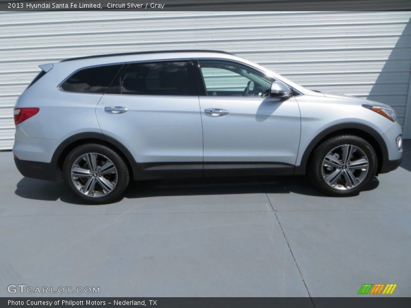 Circuit Silver / Gray 2013 Hyundai Santa Fe Limited