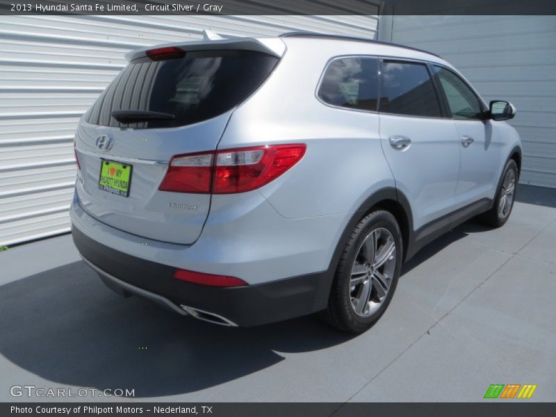 Circuit Silver / Gray 2013 Hyundai Santa Fe Limited