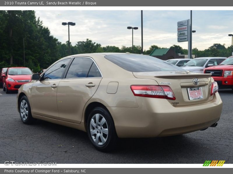 Sandy Beach Metallic / Bisque 2010 Toyota Camry LE