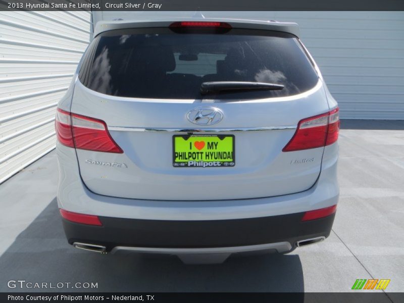 Circuit Silver / Gray 2013 Hyundai Santa Fe Limited