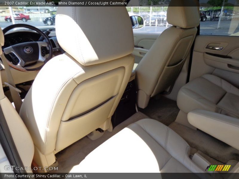 White Diamond / Cocoa/Light Cashmere 2007 Cadillac Escalade AWD