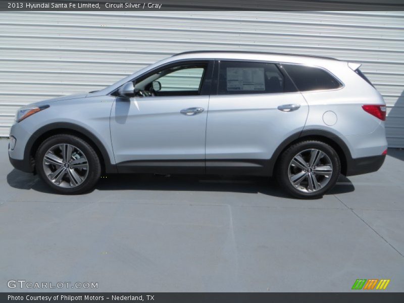 Circuit Silver / Gray 2013 Hyundai Santa Fe Limited