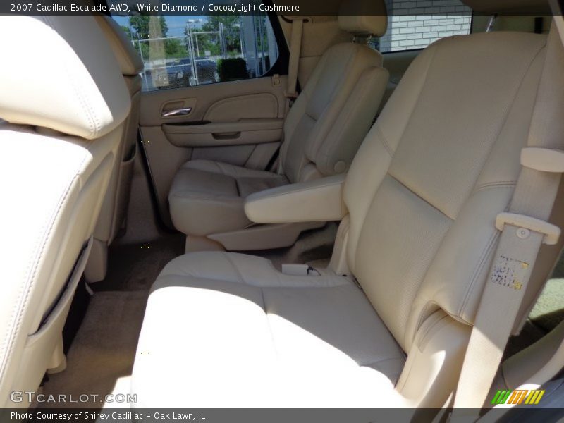 White Diamond / Cocoa/Light Cashmere 2007 Cadillac Escalade AWD