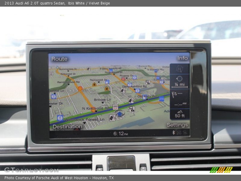 Ibis White / Velvet Beige 2013 Audi A6 2.0T quattro Sedan